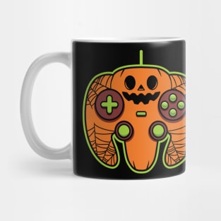 Scary Jackolantern Pumpkin Video Game Controller Mug